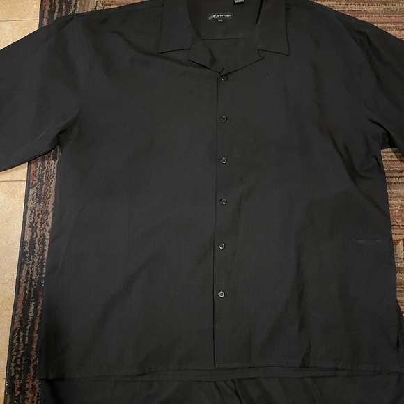 Montique set of 2 men’s shirt and suit pants black size 48 - Picture 2 of 11